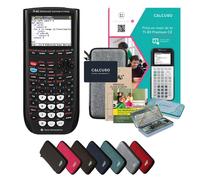 Calculatrice CALCUSO Ensemble Premium gris clair avec Calculatrice Graphique TI 82 Advanced Python Edition