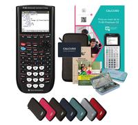 Calculatrice CALCUSO Ensemble Premium gris foncé avec Calculatrice Graphique TI 82 Advanced Python Edition