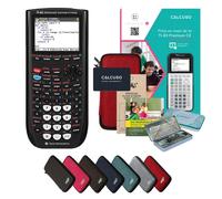 Calculatrice CALCUSO Ensemble Premium rouge avec Calculatrice Graphique TI 82 Advanced Python Edition