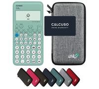 Casio fx-92 Collège avec Housse de Protection WYNGS Incluse Gris Clair - Calculatrice Scientifique - Pack de Base