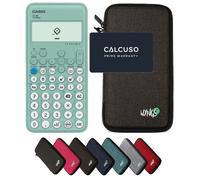 Calculatrice Casio fx-92 Collège avec Housse de Protection WYNGS incluse Gris Foncé - Calculatrice Scientifique