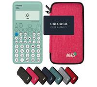 Calculatrice Casio fx-92 Collège avec Housse de Protection WYNGS incluse Rose - Calculatrice Scientifique