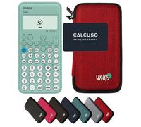 Casio fx-92 Collège avec Housse de Protection WYNGS Incluse Rouge - Calculatrice Scientifique - Pack de Base