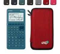 Calculatrice Casio Graph 25+E II avec Housse de Protection WYNGS incluse Rouge - Calculatrice Graphique