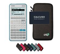 Casio Graph 35+E II avec Housse de Protection WYNGS Incluse Gris Foncé - Calculatrice Graphique - Pack de Base