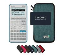 Casio Graph 35+E II avec Housse de Protection WYNGS Incluse Turquoise - Calculatrice Graphique - Pack de Base