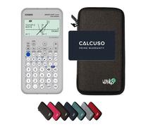 Calculatrice Casio Graph Light avec Housse de Protection WYNGS incluse Gris Foncé - Calculatrice Graphique