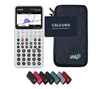 Calculatrice Casio Graph Math+ avec Housse de Protection WYNGS incluse Bleu - Calculatrice Graphique