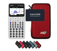 Calculatrice Casio Graph Math+ avec Housse de Protection WYNGS incluse Rouge - Calculatrice Graphique