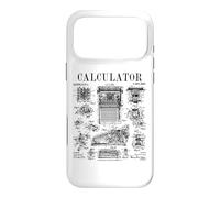 Calculatrice Comptable CPA Math Teacher Drôle Vintage Brevet Coque pour iPhone 17 Pro Max