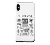 Calculatrice Comptable CPA Math Teacher Drôle Vintage Brevet Coque pour iPhone XS Max