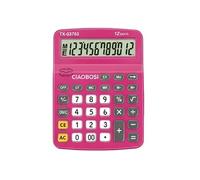 Calculatrice de Bureau 12 Chiffres avec Fonction Vocale et Ecran LCD Rose