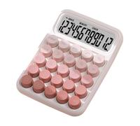 Calculatrice de bureau - Base antidérapante de 11 x 15,5 cm, réponse des touches mécaniques, contrôle d'entrée stable | Système d'aide au calcul de bureau, outil d'aide au suivi des finances