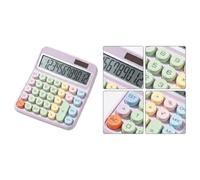 Calculatrice de bureau bleue, double puissance, violet | Kit d'accessoires de charge de climatiseur r22 410, pour équipement léger industriel haut de gamme, kits d'outils combinés