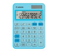 Canon Calculatrice de poche LS-125KB-PBL bleu pastel 12 chiffres piles et solaire 106×25×147 mm