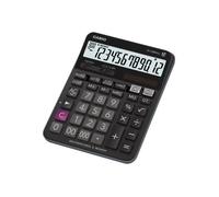 Calculatrice de bureau - Casio - DJ-120D Plus - 12 chiffres - Panneau solaire - Noir
