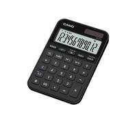 Casio Calculatrice de bureau MS-20YC compacte avec calcul de l'heure Noire