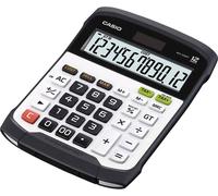 Calculatrice de bureau Casio WD-320MT argent-noir solaire, à pile(s)
