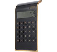 Calculatrice De Bureau Fine Et Élégante ¿ Mini Écran Lcd Pour Étudiants, Bureau, Entrepr , Maison (Noir)[Z1380]
