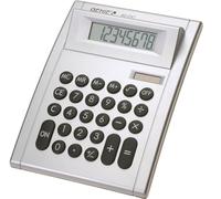 Genie 50 DC 8-Digit Desktop Calculator (Dual Power (Solar and Battery); Compact