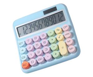Calculatrice De Bureau - Grandes Touches, 12 Chiffres | Écran LCD Couleur 5 Pouces, Inclinable À 15°, Idéale pour La Maison Les Études Le Travail Le Commerce Les Étudiants Et Services Bancaires