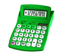 Calculatrice de Bureau - LEXIBOOK - 10 Chiffres - Écran Ajustable - Écologique - Finition Rubber