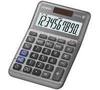 Calculatrice de bureau MS-100F, 10 chiffres, argent