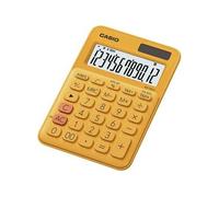 Calculatrice de bureau MS-20UC orange solaire, à pile(s)