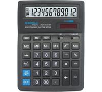 Calculatrice De Bureau Tech/K-Dt4121-01 Fonction Racine 12 Chiffres/ 199X153X31Mm/ Couleur: Noir/Calculatrice Avec Affichage 10 Chiffres/Dual Power/ 5 Ans De Garantie[Z450]