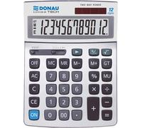 Calculatrice De Bureau Tech/K-Dt4129-38 Fonction Racine 12 Chiffres/ 210X154X34Mm/ Couleur: Argent/Calculatrice Avec Affichage 12 Chiffres/Double Alimentation/Garantie 5 Ans[Z1135]