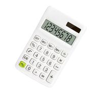 Calculatrice de comptabilité de bureau avec grand écran LCD à 8 chiffres pour comptable, gros bouton, alimentation pour les entreprises avec écran LCD