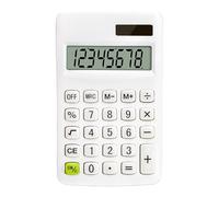 Calculatrice de comptabilité de bureau avec grand écran LCD à 8 chiffres pour comptable, gros bouton, alimentation légère pour les étudiants