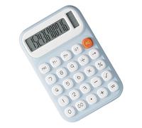 Calculatrice de finances à énergie solaire à double source portable pour les étudiants professionnels - Design ergonomique - Calculatrice de batterie solaire
