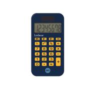 Lexibook, Batman, Calculatrice de Poche 8 Chiffres avec Couvercle de Protection Batman, Noir Jaune, C45BAT