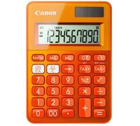 Calculatrice de Poche - CANON - LS-100K MOR - Orange - Ecran 10 Chiffres - Solaire et Pile