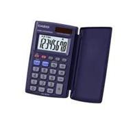 Calculatrice de poche - Casio - HS-8VER - 8 chiffres - Panneau solaire - Couverture rotative