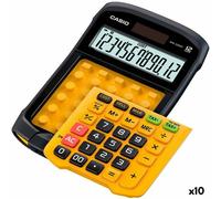 Calculatrice de poche Casio WM-320MT Jaune Noir 3,3 x 10,9 x 16,9 cm (10 pièces)