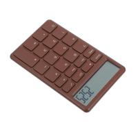 Calculatrice de Poche Compacte 12 Chiffres pour Étudiants, ABS | Fonctions Mathématiques Polyvalentes, Utilisation Simple, Écran LCD à Grands Chiffres, Accessoires de Bureau