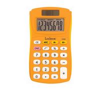 Lexibook, Calculatrice de Poche FRUITIES®, 8 Chiffres, 4 opérations, Fonctions Basiques et avancées, Solaire et à Piles, Jaune, C208D