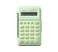 Calculatrice de poche - Outil de calcul avec couvercle - Calculatrice de base petite - pour étudiants, testeurs, écoles, salles de omptables, professionnels, ingénieurs, maison, bureau