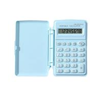 Calculatrice de poche, outil de calcul portable avec couvercle | Petite calculatrice pour étudiants, enseignants, commerçants, caissiers, bureau, école, examens, entreprise, voyage