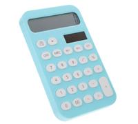 Calculatrice de Poche pour Bureau Petite, Bleue, Portable Décorative | Légère et Compacte, Opérations Mathématiques, ABS et Composants Électroniques, pour Étudiants et Comptables