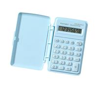 Calculatrice de poche teintée macaron à 8 chiffres, design compact antichoc pour adolescents et étudiants Calculatrice scientifique