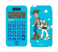 Lexibook, Calculatrice de Poche Toy Story, Woody & Buzz, Affichage 8 Chiffres, Alimentation Solaire + Pile, Couvercle de Protection, Bleu/Noir, C45TS