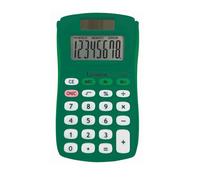 Lexibook, FRUITIES Calculatrice de Poche, C208B | 8 chiffres, 4 opérations, Fonctions de base et avancées, Alimentation solaire et par pile, Vert