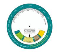 Calculatrice de roue portable IMC Indice de masse corporelle Calculatrice de roue simple face Mesure de poids et de hauteur Calculatrice de roue Calculatrice de roue