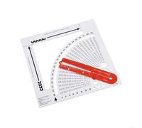 Calculatrice de tricot et compteur de mailles avec compteur de rangées, outil de mesure de jauge d'aiguille pour 1,5 mm-10 mm, calculatrice d'épaisseur de fil, appareil de mesure d'artisanat pour