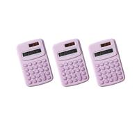 Calculatrice d'énergie solaire plus fine à 8 chiffres haute visibilité parfaite pour la maison, l'école, design portable, calculatrice compacte à double puissance
