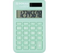 Calculatrice Donau Tech/K-DT2082-06 Fonction Racine carrée à 8 Chiffres / 97 x 60 x 10 mm/Couleur : Vert/Calculatrice avec Affichage à 8 Chiffres