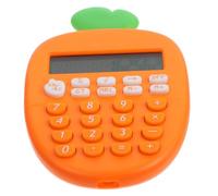 Calculatrice Électronique 12 Chiffres Orange pour École et Bureau | Plastique Léger, Opérations Arithmétiques Simples, Affichage Numérique, Adaptée aux Exercices Scolaires et Style Aléatoire